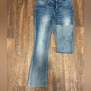 Women’s Wired Heart bootcut jeans.